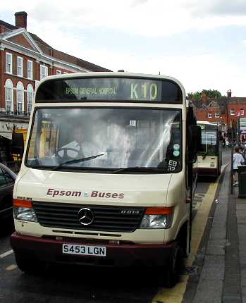 Epsom Buses Mercedes O814D Plaxton Beaver 2 453